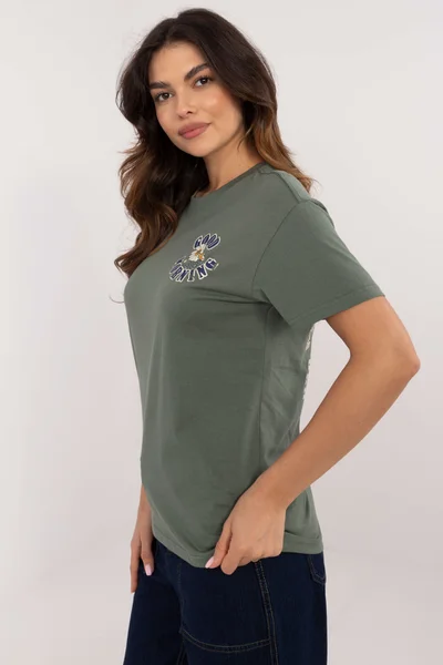 Dámská khaki halenka FPrice – styl a pohodlí