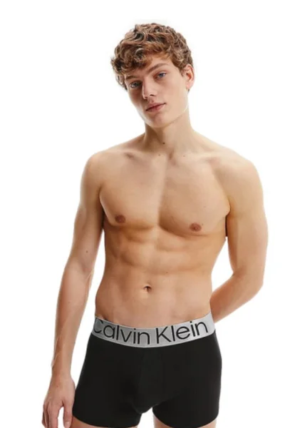 Pánské Boxerky Calvin Klein Steel - Sada 3 kusů