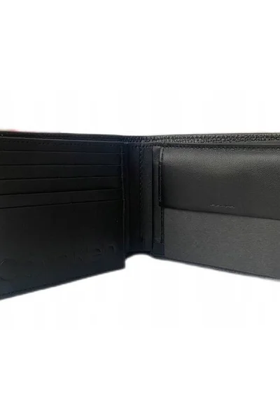 Černá pánská peněženka Calvin Klein s kapsou na mince