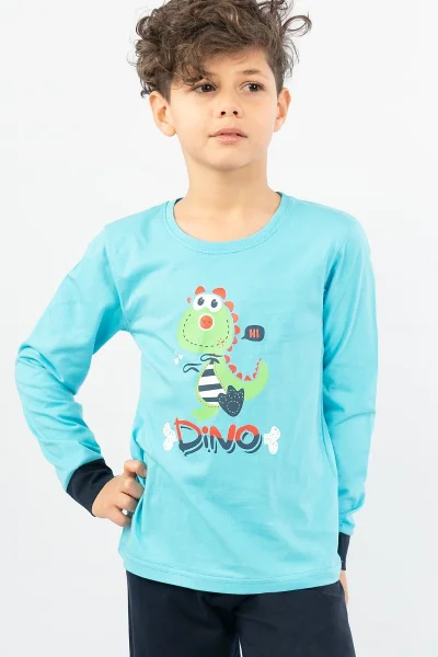 Dětské pyžamo dlouhé Dino Vienetta Kids