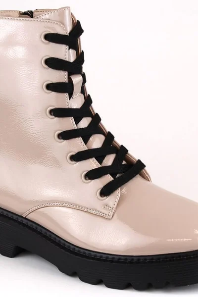 Zimní dámské boty Vinceza v béžové barvě