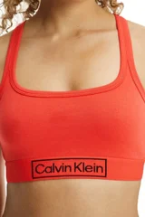 Podprsenka pro ženy sportovní bralette Heritage - V036 XM9 - červenooranžová - Calvin Klei