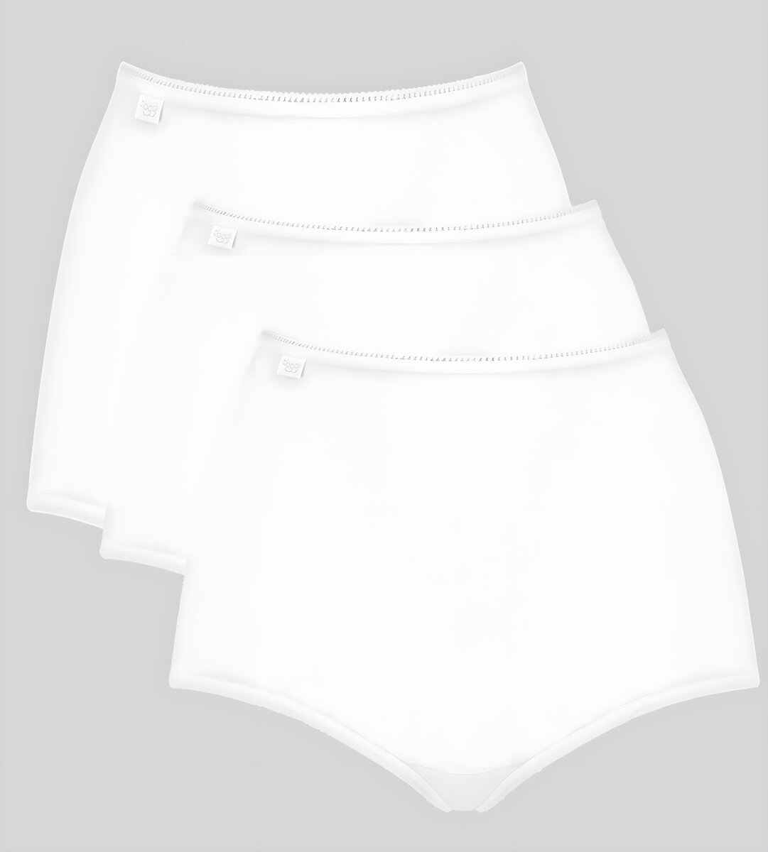 Dámské kalhotky Sloggi IUC41Z Cotton Maxi C3P bílé, WHITE 46 i343_10167190-0003-46