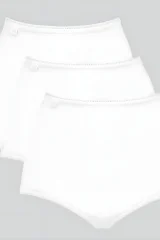 Dámské kalhotky Sloggi IUC41Z Cotton Maxi C3P bílé