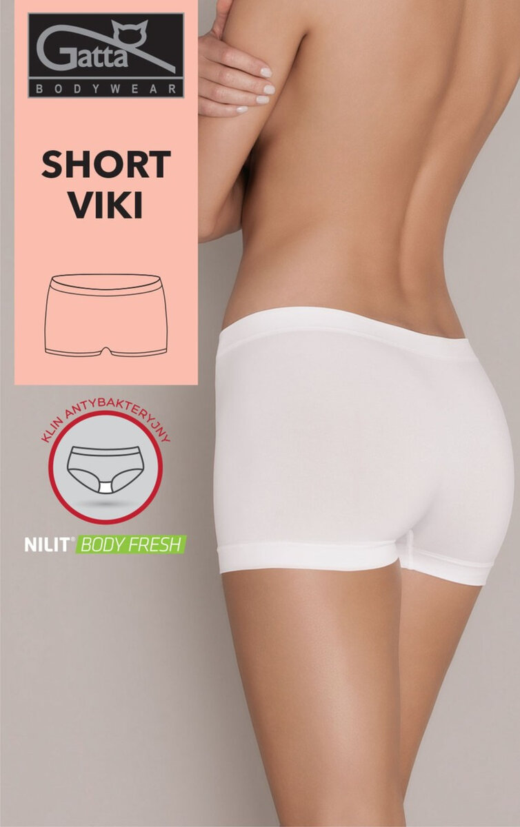 Dámské kalhotky - Short Viki GATTA BODYWEAR, bílá L i170_0041446S4205
