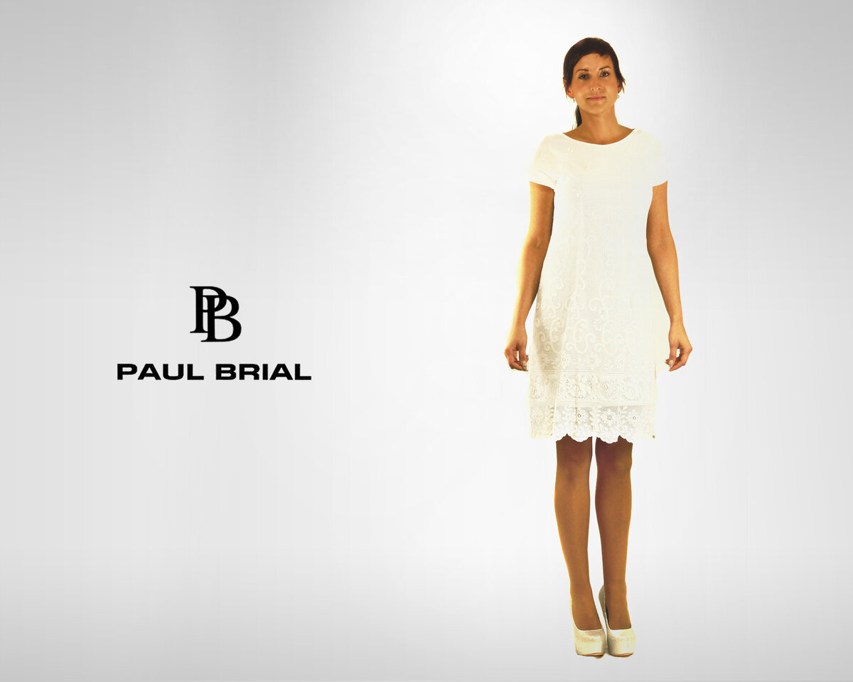 Dámské šaty Touareg - Paul Brial, bílá S i10_P6294_1:5_2:92_