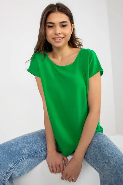 Zelená dámská halenka FPrice s univerzální velikostí pro ženy