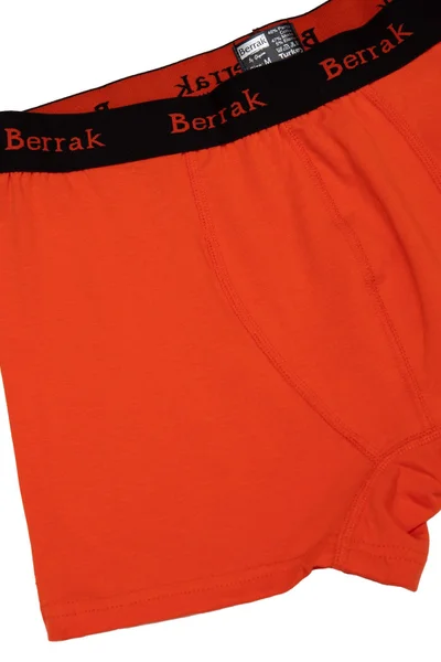 Oranžové pánské boxerky Fashionhunters