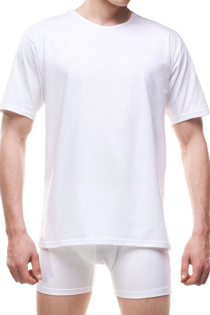 Klasické pánské tričko Bílá Elegance - Cornette, Bílá 3XL i41_79136_2:bílá_3:3XL_