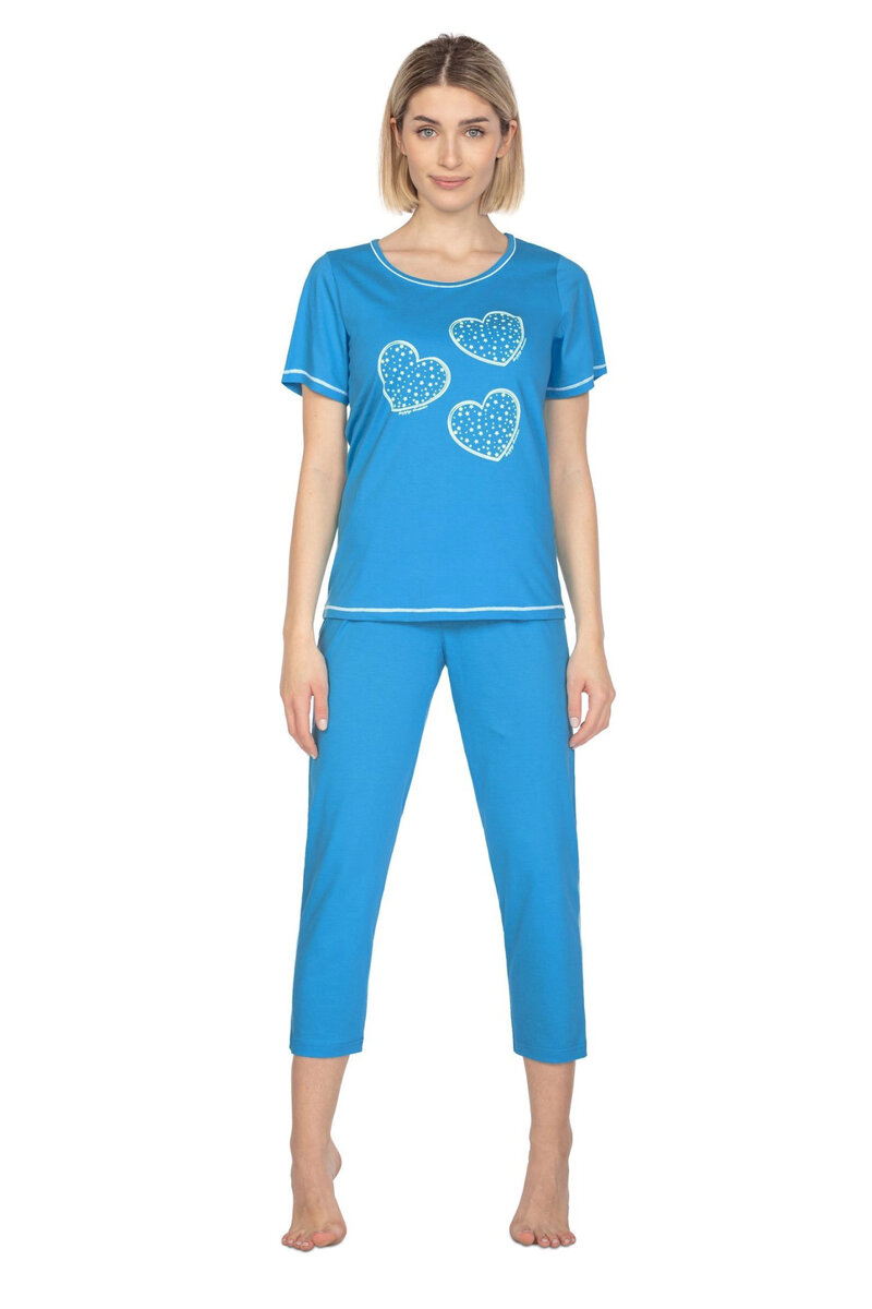 Lehké modré pyžamo pro ženy Regina 667, světle modrá XXL i41_9999940685_2:světle modrá_3:XXL_
