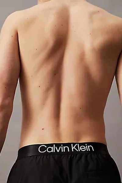 Pánské černo-bílé plavky Calvin Klein - ESSENTIALS