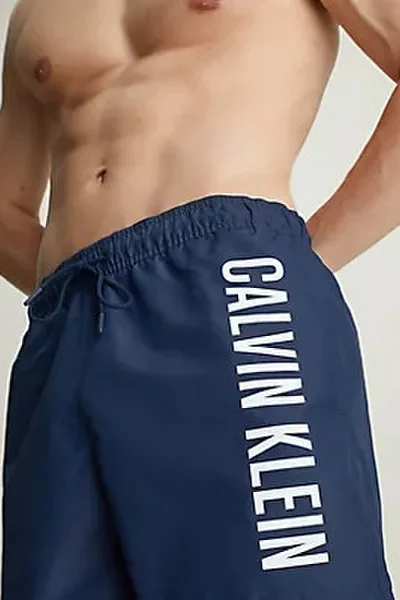 Tmavě modré plavkové kraťasy Calvin Klein - pánské