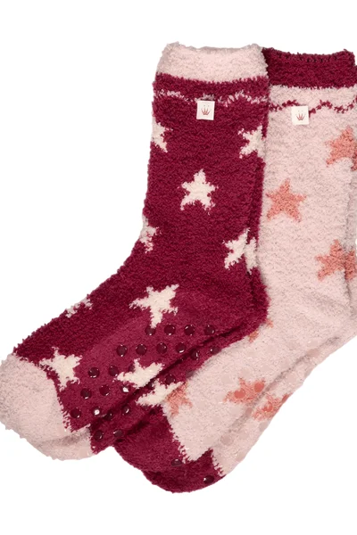 Červené Mrazivé Ponožky z Recyklovaného Polyesteru