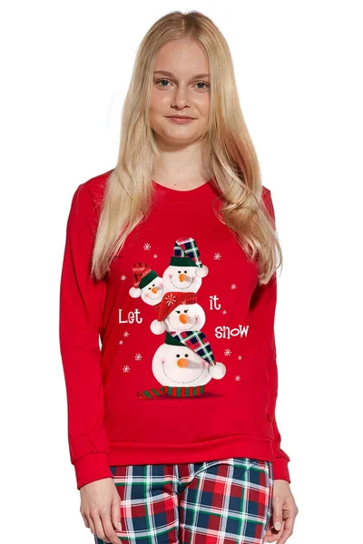 Zimní dívčí pyžamo Snowman 2 - Cornette