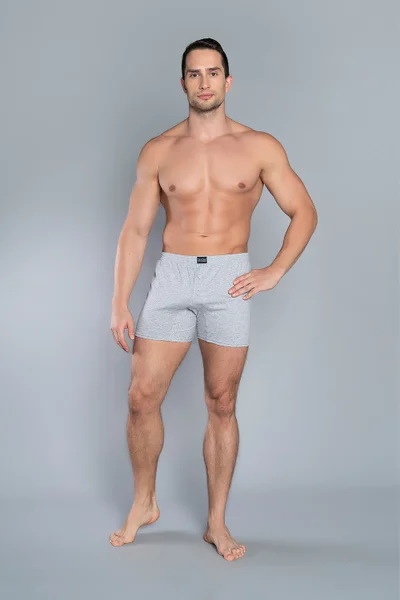 Pánské bavlněné boxerky s knoflíky - Italian Fashion