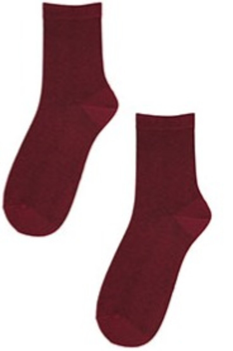 Komfortní dámské ponožky CottonSoft Wola, hnědé uhlí 36/38 i170_U84000000024Q10