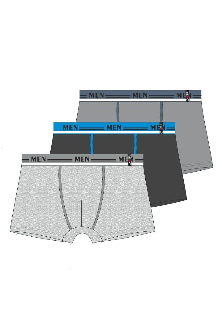 Komfortní boxerky pro muže Redo ComfortFit 3XL-5XL (3 ks), směs barev 5XL i384_26657992