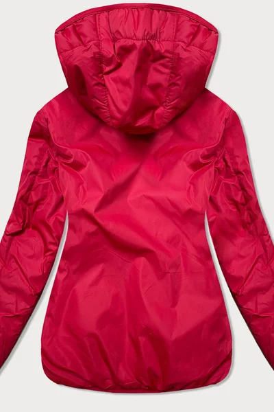 Krátká červená bunda pro ženy 2 v 1 T68SO Z-DESIGN