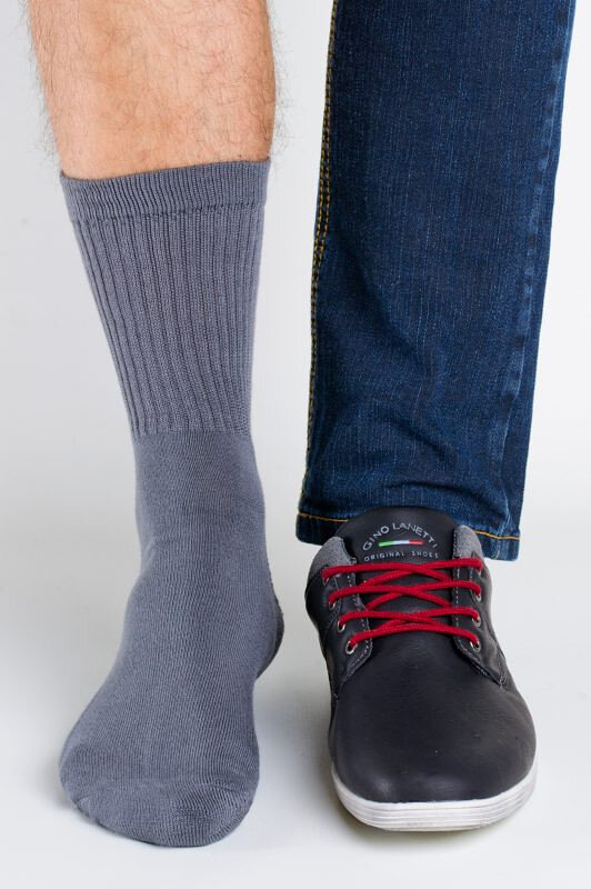 Pánské ponožky Regina Socks Polofroté Bambus, šedá 43-46 i384_80826940