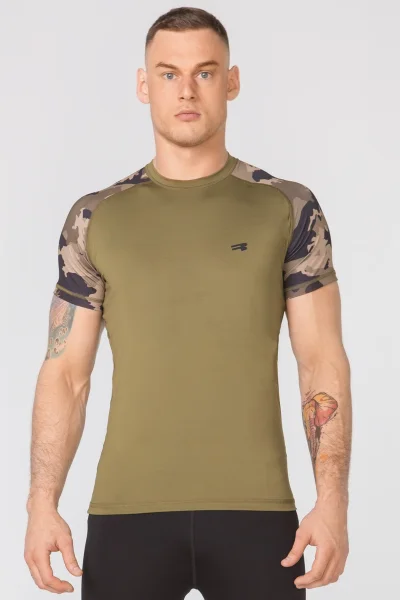 Pánské tričko Rough Radical Khaki Camo