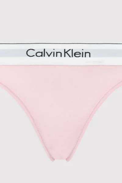 Dámská tanga 900X - 2NT světle růžová - Calvin Klein