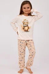 Dívčí pyžamo Cornette Kids Girl 594/180 Sweet Bear dł/r 86-128