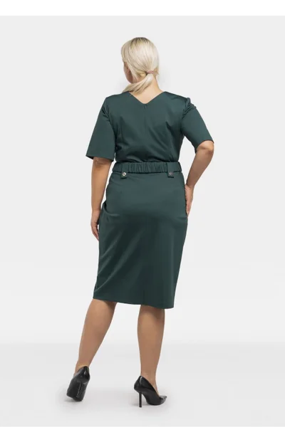 Šaty Lama - Elegantní Tužkové Plus Size