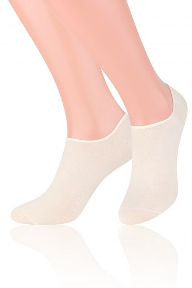 Dámské ponožky Invisible QX1 white - Steven, Bílá 41/43 i41_72145_2:bílá_3:41/43_