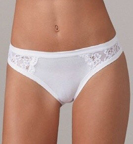Dámské bavlněné kalhotky Lovelygirl 1UJ0P, Bílá M i321_1202-53078