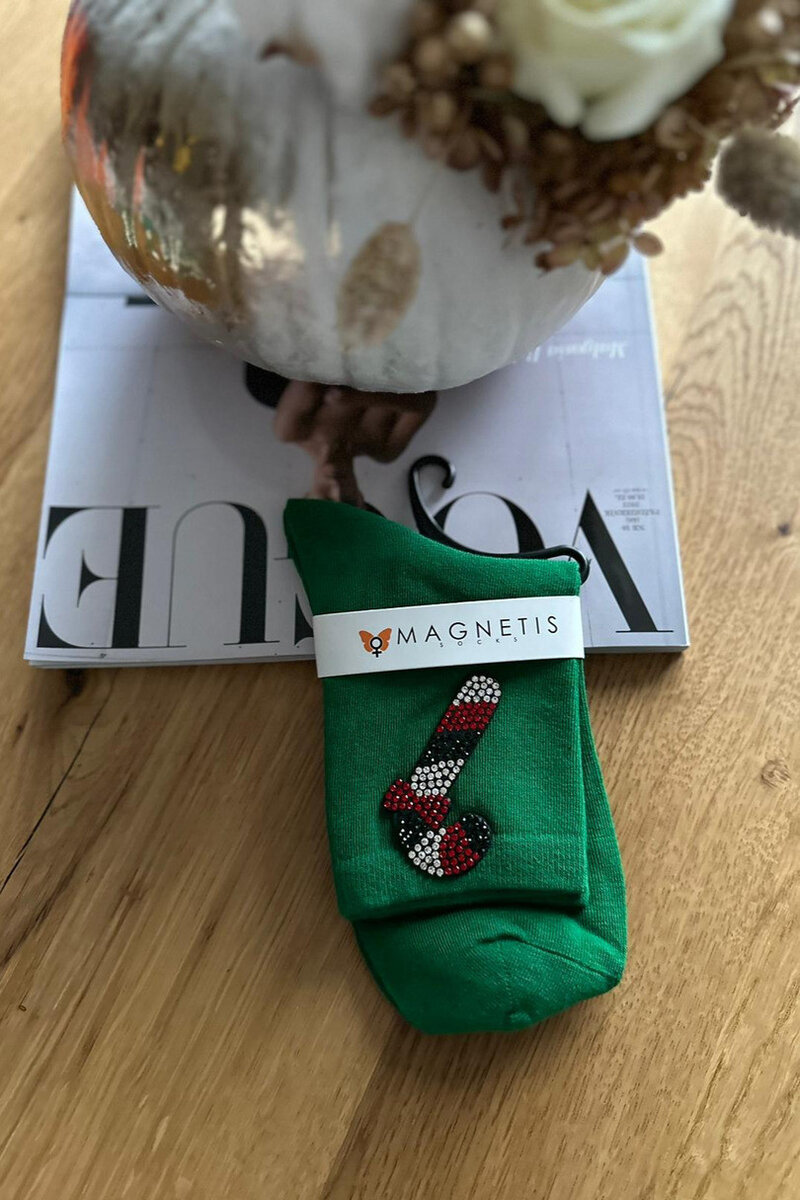 Dámské vánoční ponožky Magnetis, zelená UNI i170_76850840ZL052