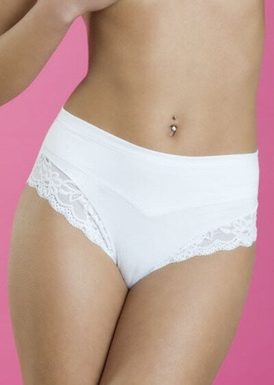 Dámské kalhotky bavlněné 84N Lovelygirl, Bílá XL i321_1207-53138