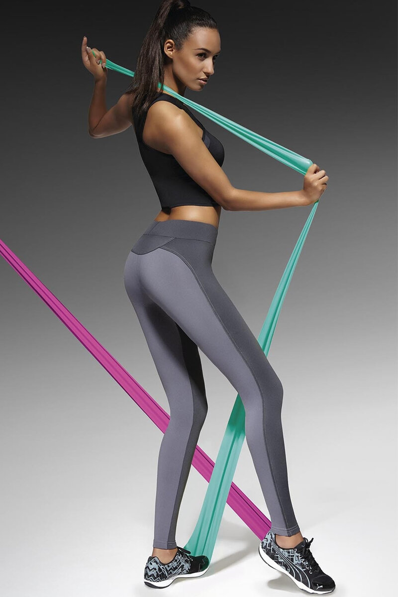Luxusní fitness legíny Victoria nohavice se zipem, vícebarevná XL i41_23146_2:vícebarevná_3:XL_