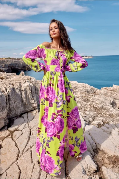 Španělské smyslné šaty s vázáním Roco Fashion