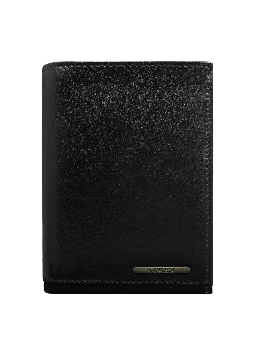 Praktická pánská černá kožená peněženka FPrice, jedna velikost i523_2016101512982