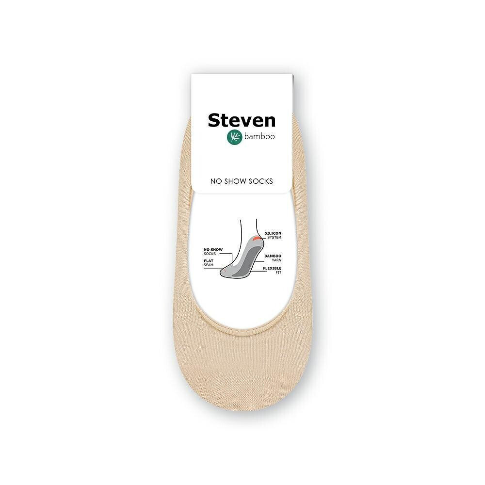 Dámské ponožky baleríny Steven Bamboo 100B6Z, světle šedá 38-40 i384_69164151