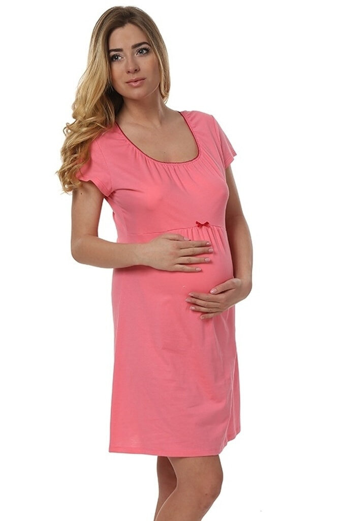 Dámské těhotenská noční košile Dagna - Italian Fashion, růžova XL i10_P16671_1:9_2:93_