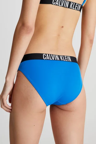 Sportovní plavky INTENSE POWER s logem Calvin Klein v modro-černé barvě