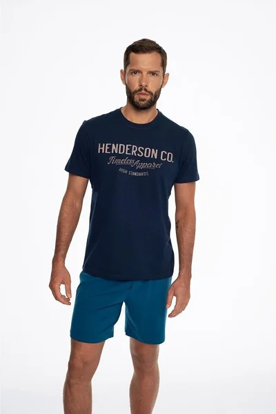 Mužské modré pyžamo s nápisem Creed od Hendersonu