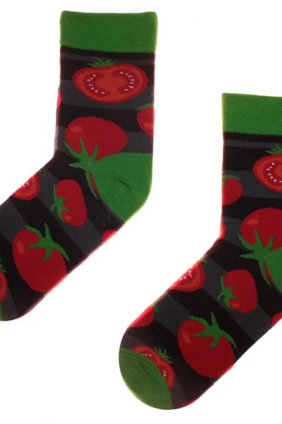 Vtipné rajčatové ponožky - Skarpol