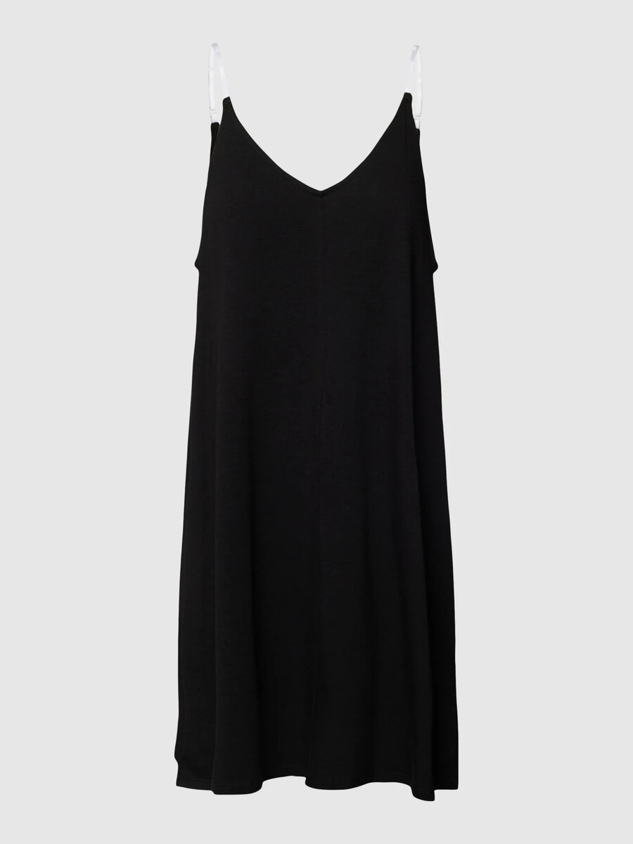 Dámská černá noční košile s ramínky DKNY, M i10_P60683_2:91_