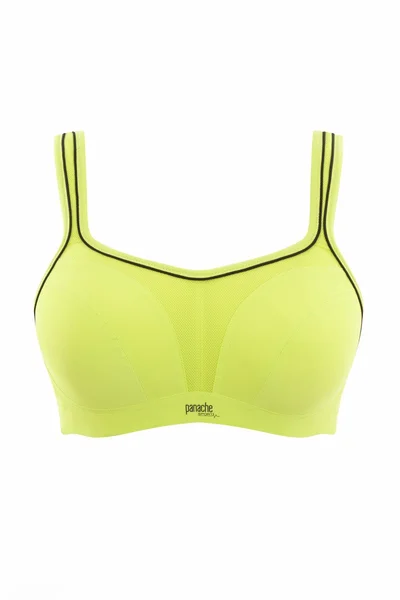 Panache Lime Zest Sportovní Podprsenka Žlutá