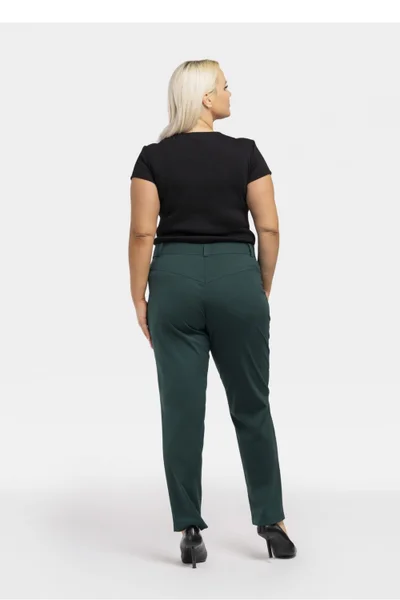 Dámské elegantní kalhoty Karko Plus Size