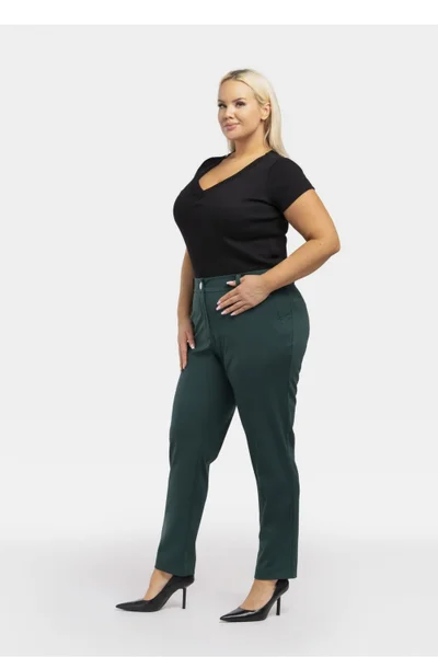 Dámské elegantní kalhoty Karko Plus Size