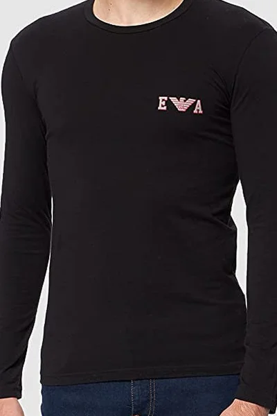 Pánské triko 344 5ZQD - 016 - Černá - Emporio Armani