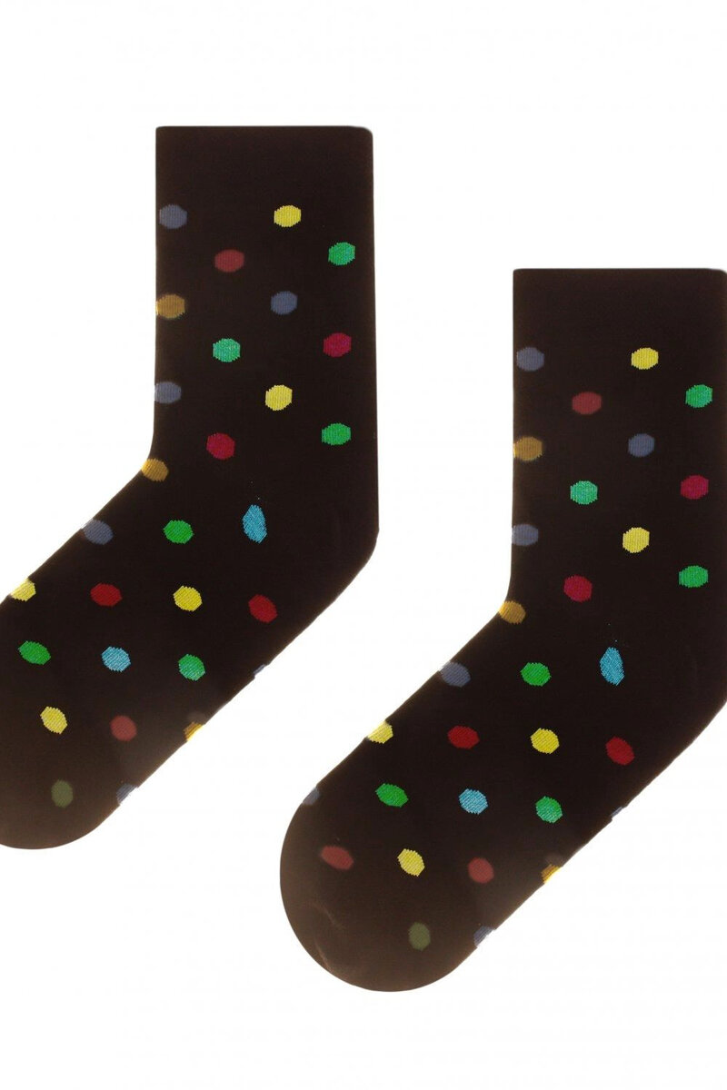 Veselé puntíky ponožky - Černá radost, černá 35/38 i41_70783_2:černá_3:35/38_