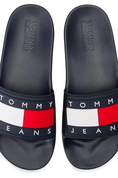 Kvalitní pánské žabky Tommy Jeans Flag