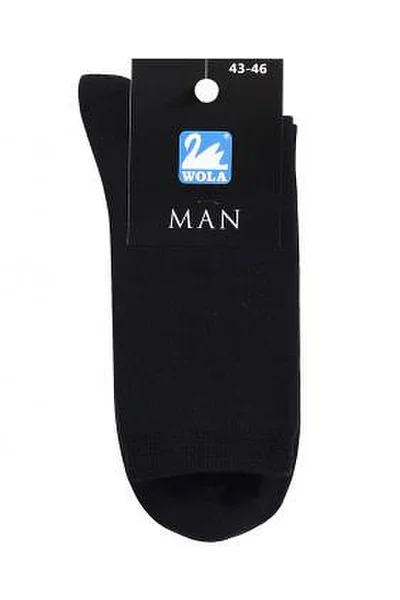 Kvalitní elegantní pánské ponožky - Černá Klasika