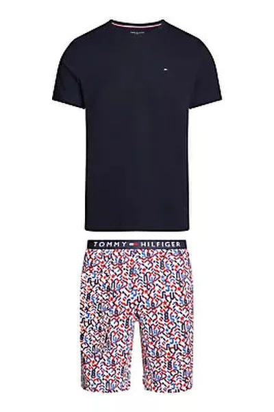 Pánské pyžamo CN SS SHORT JERSEY SET PRINT  Tommy Hilfiger