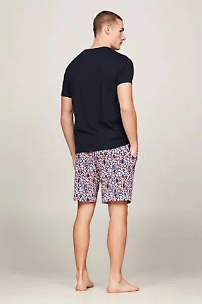 Pánské pyžamo CN SS SHORT JERSEY SET PRINT  Tommy Hilfiger