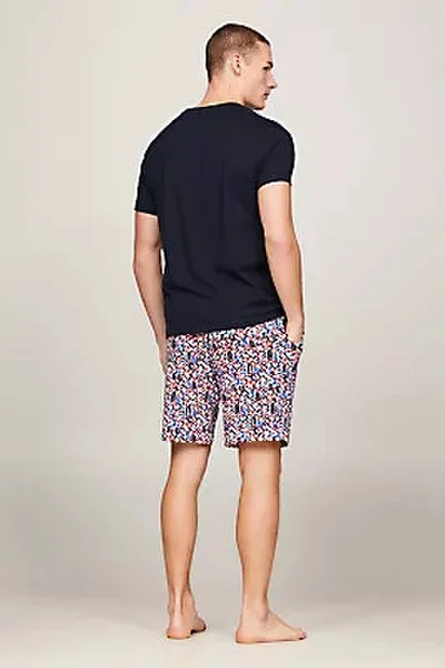 Pánské pyžamo CN SS SHORT JERSEY SET PRINT  Tommy Hilfiger